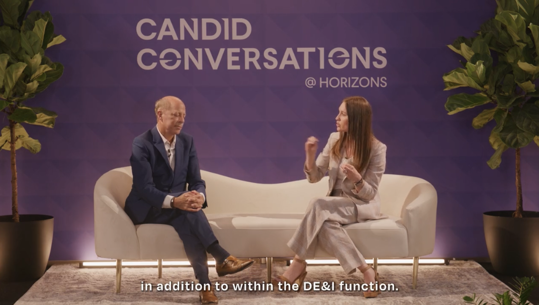 Andrés Tapia and Kristen Puchek on the Candid Conversations Stage