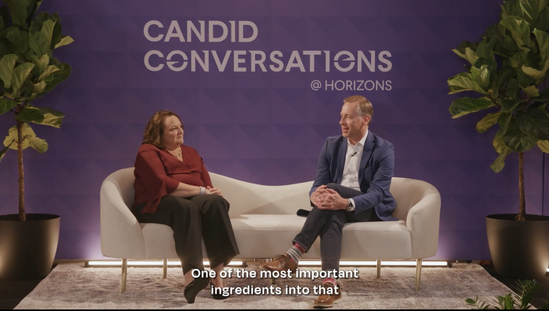 Maria Flynn and Scott Pulsipher on the Candid Conversations Stage