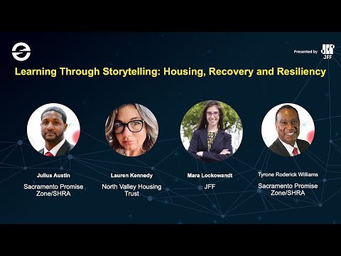 Julius Austin, Lauren Kennedy, Mara Lockowandt, Tyrone Roderick Williams speaking at Horizons 2021