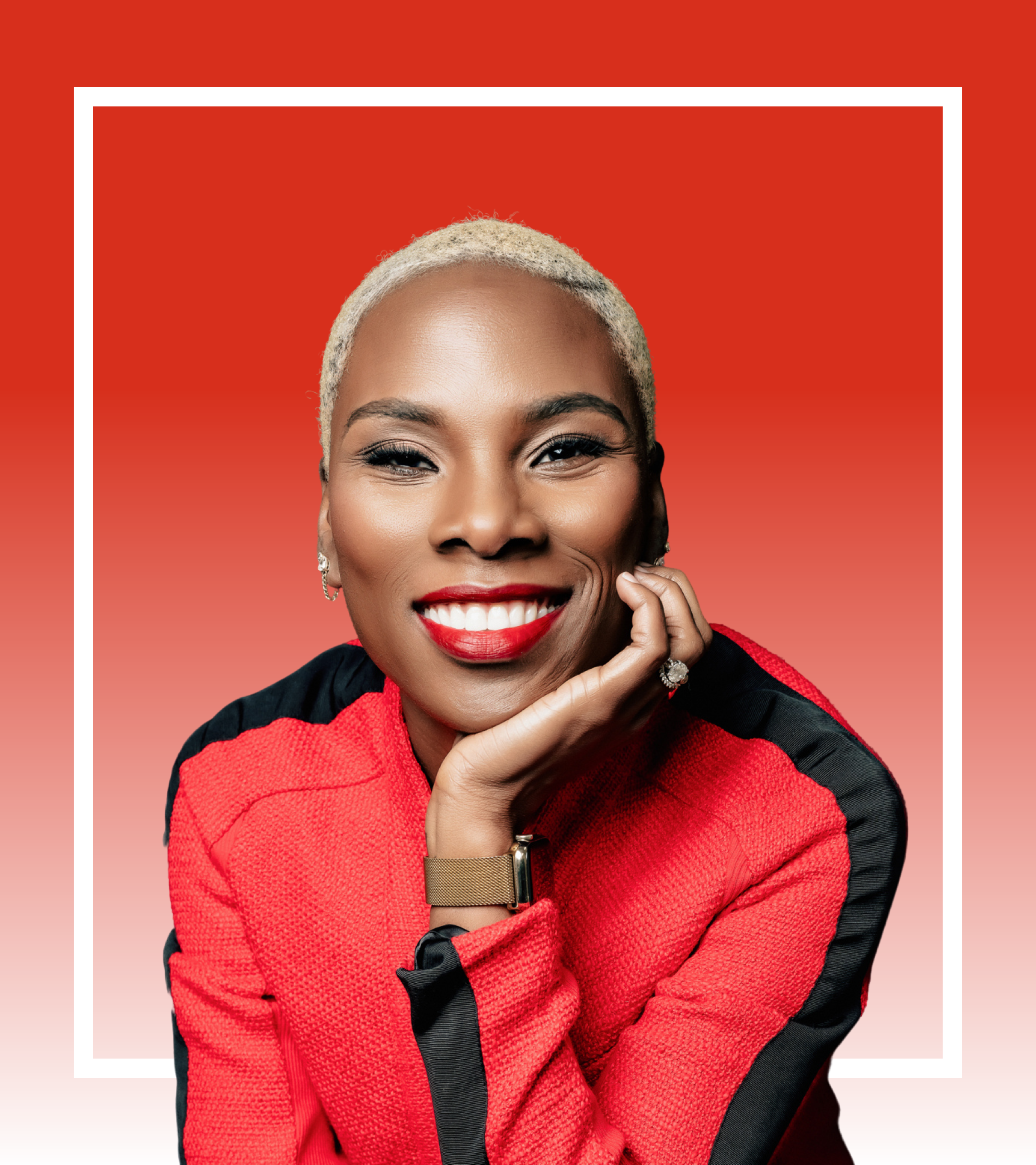 Luvvie Ajayi Jones (red)